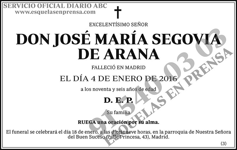 José María Segovia de Arana